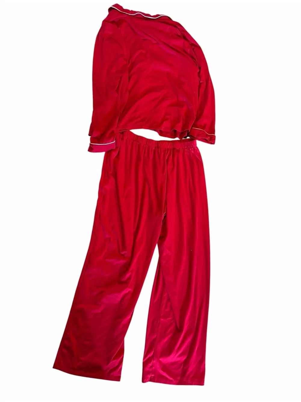Kate Spade All Dolled Up Red Pajama Set XL Super Soft Lounge PJs